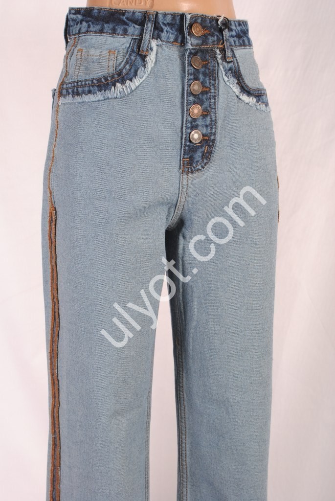 Фото 2 ДЖИНСЫ PLUS DENIM (25-30) ГОЛУБОЙ 2451