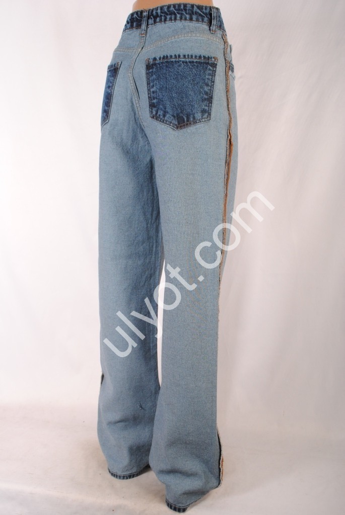 Фото 3 ДЖИНСЫ PLUS DENIM (25-30) ГОЛУБОЙ 2451