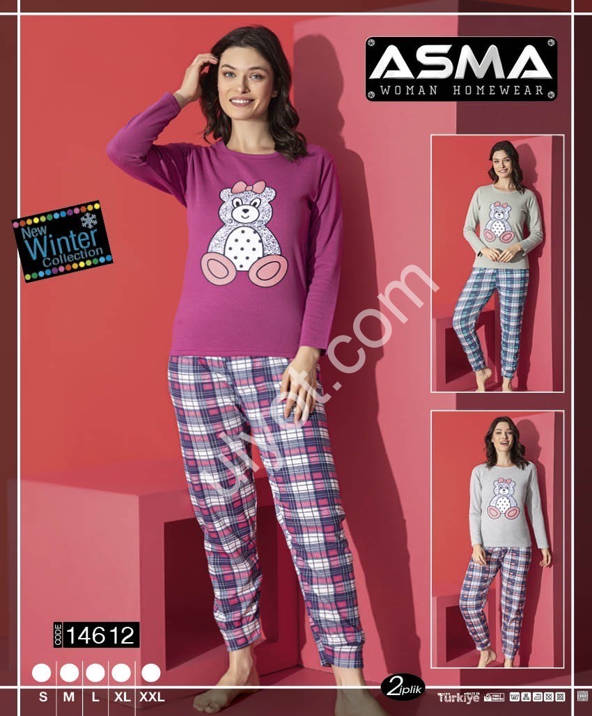 ПИЖАМА (S-2XL) МИКС БАЙКА 14612