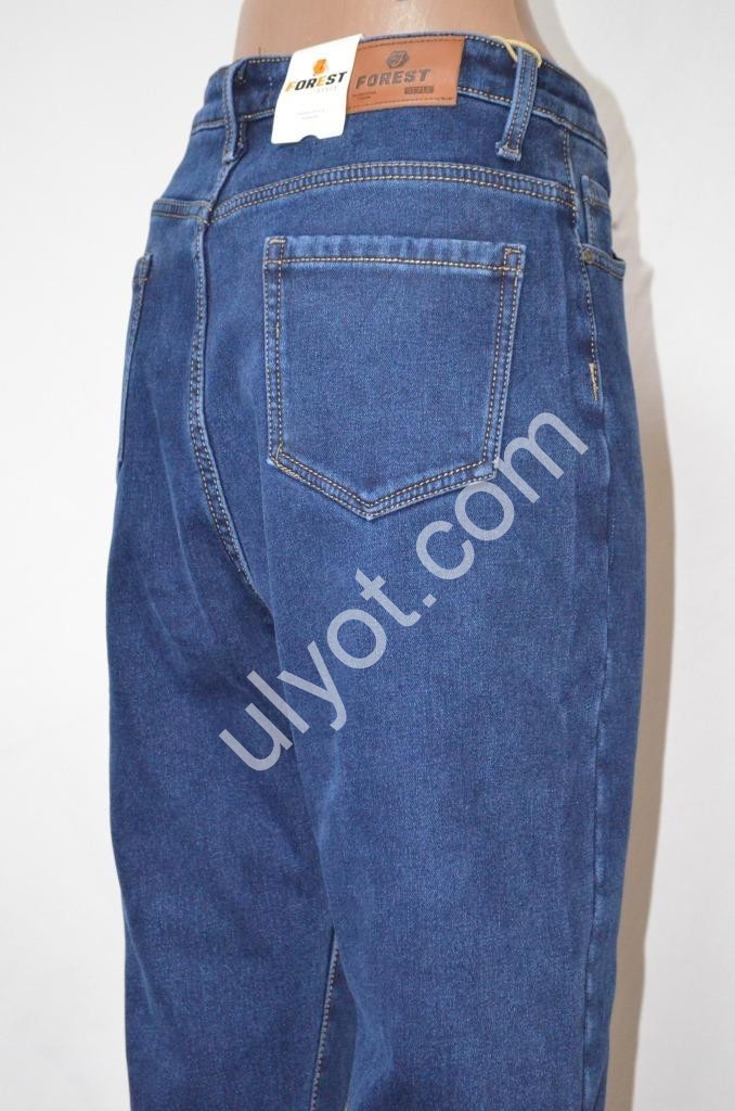 ДЖИНСИ FOREST JEANS (30-36) Т.СИНІЙ ФЛІС 3356