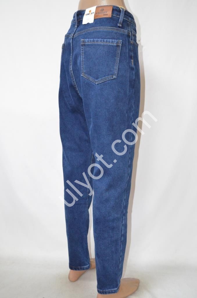 Фото 3 ДЖИНСЫ FOREST JEANS (30-36) Т.СИНИЙ ФЛИС 3356