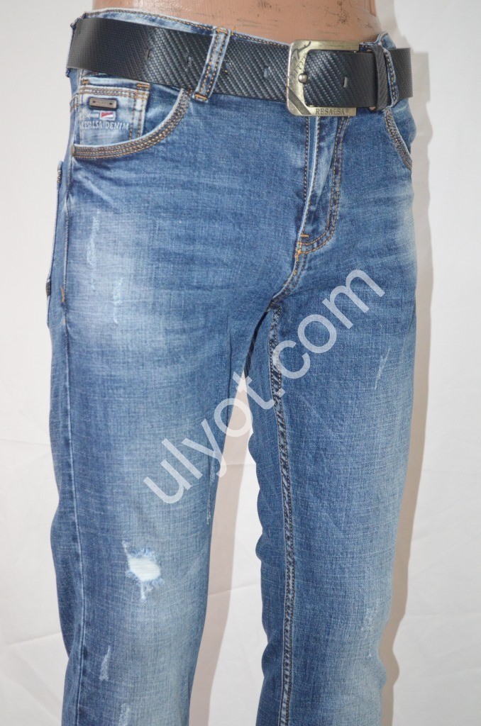 Фото 2 ДЖИНСЫ RESALSA (27-33) СИНИЙ 9647