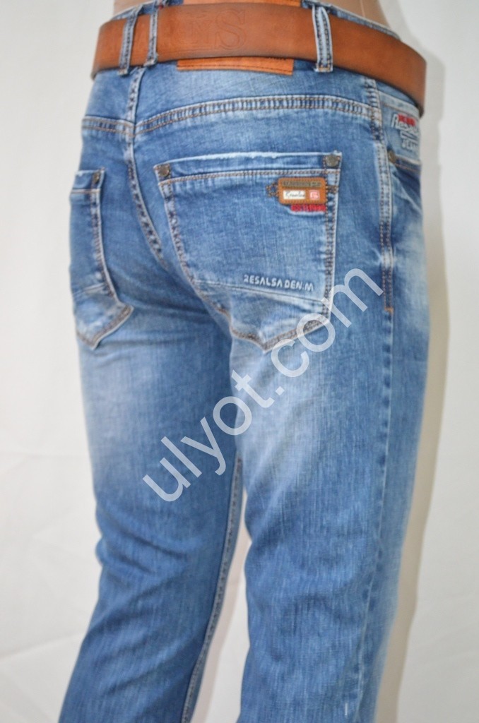ДЖИНСИ RESALSA (27-33) СИНІЙ 9690
