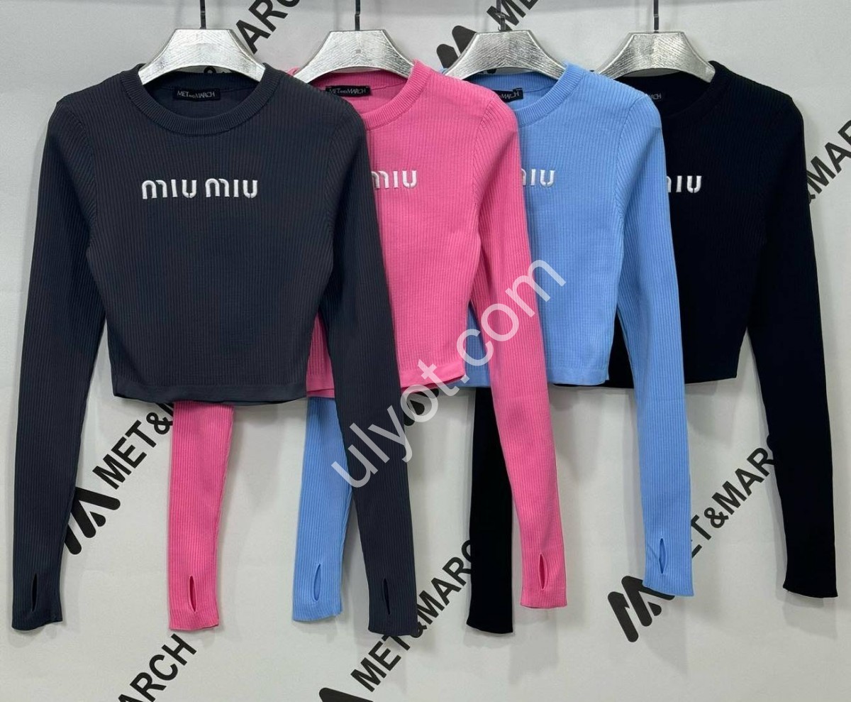 ТОП MIU (ONE SIZE) ГОЛУБОЙ 0777