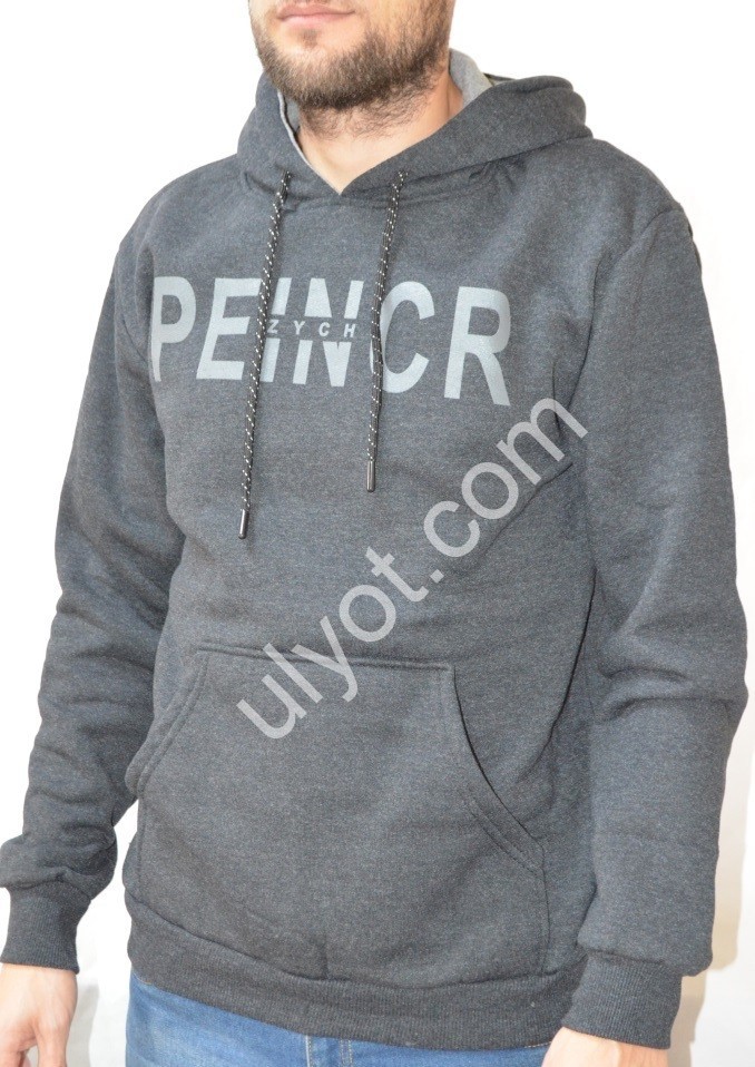 БАТНИК PEINCR (M-3XL) Т.СЕРЫЙ ФЛИС 