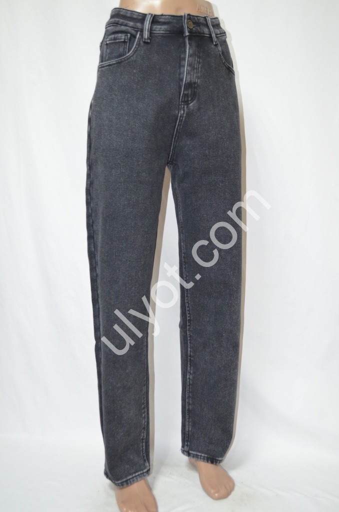 ДЖИНСЫ FOREST JEANS (28-33) ГРАФИТ ФЛИС 3696