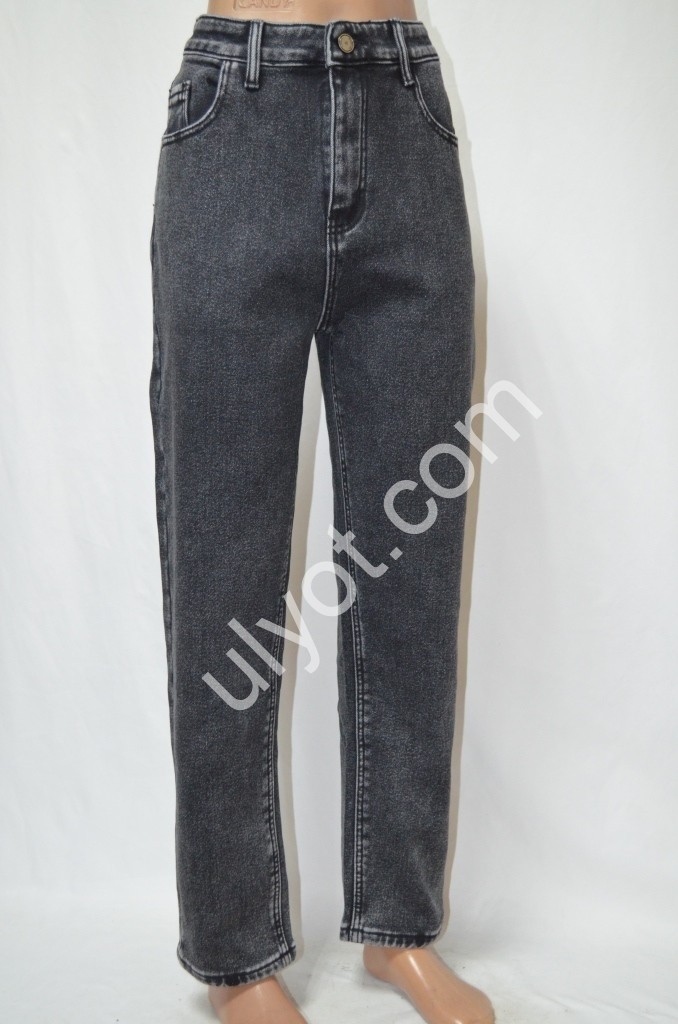 ДЖИНСИ FOREST JEANS (30-36) ГРАФІТ ФЛІС 3703