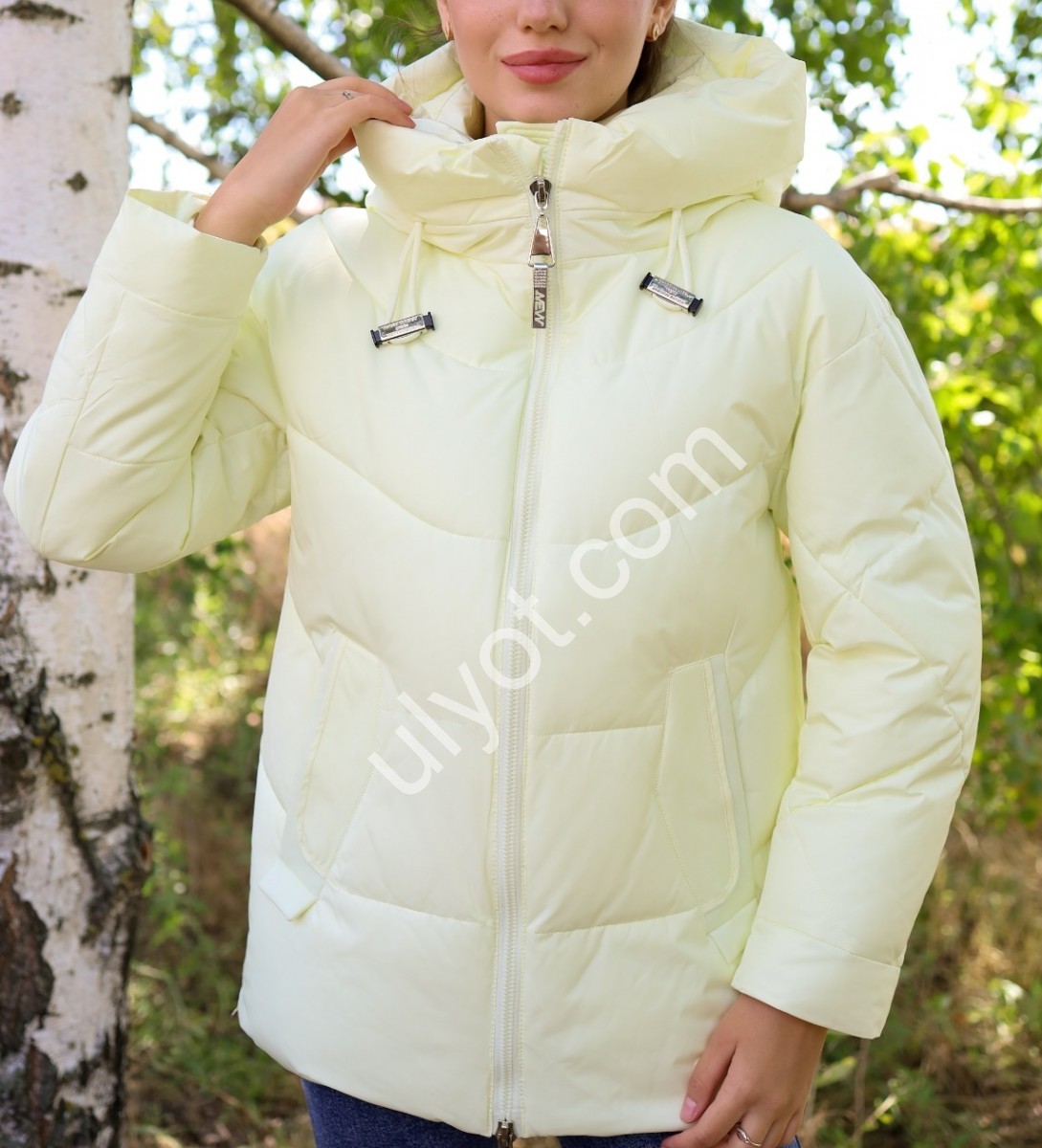 КУРТКА MAX RITA (S-2XL) СВ.ЖОВТИЙ 1105