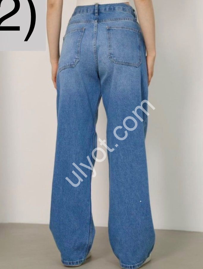 Фото 3 ДЖИНСИ TOP SHOP (25-32) Т.ГОЛУБИЙ 1379