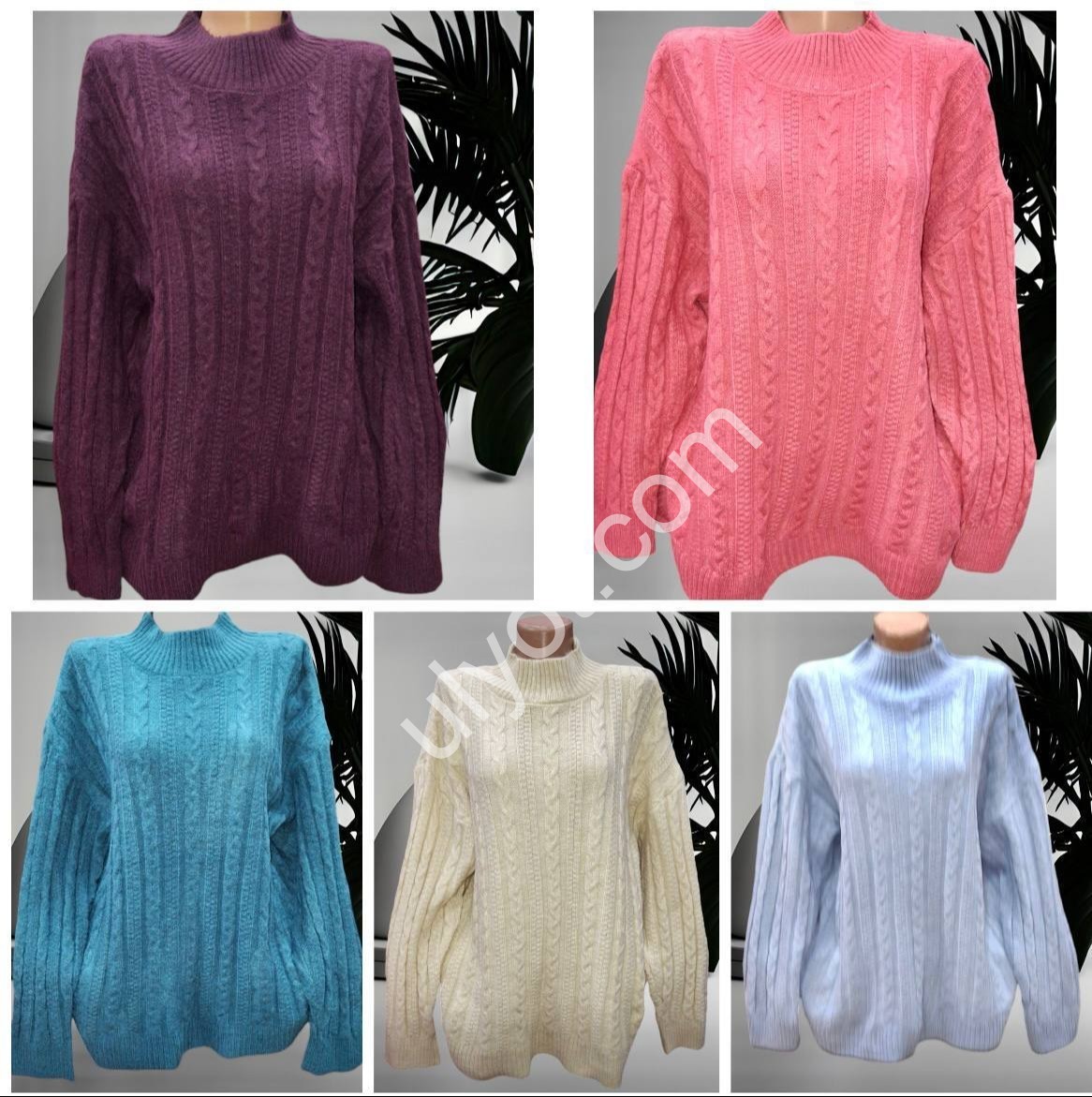 Фото 3 СВИТЕР (ONE SIZE 50-56) МИКС 24017