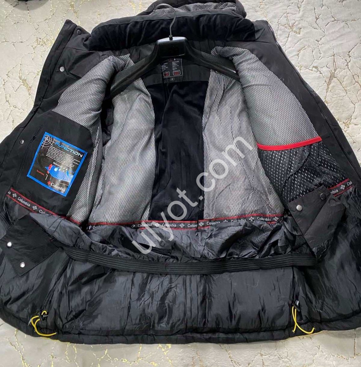 Фото 1 КУРТКА C04 (L-4XL) ХАКИ+ЧЕРНЫЙ 5815