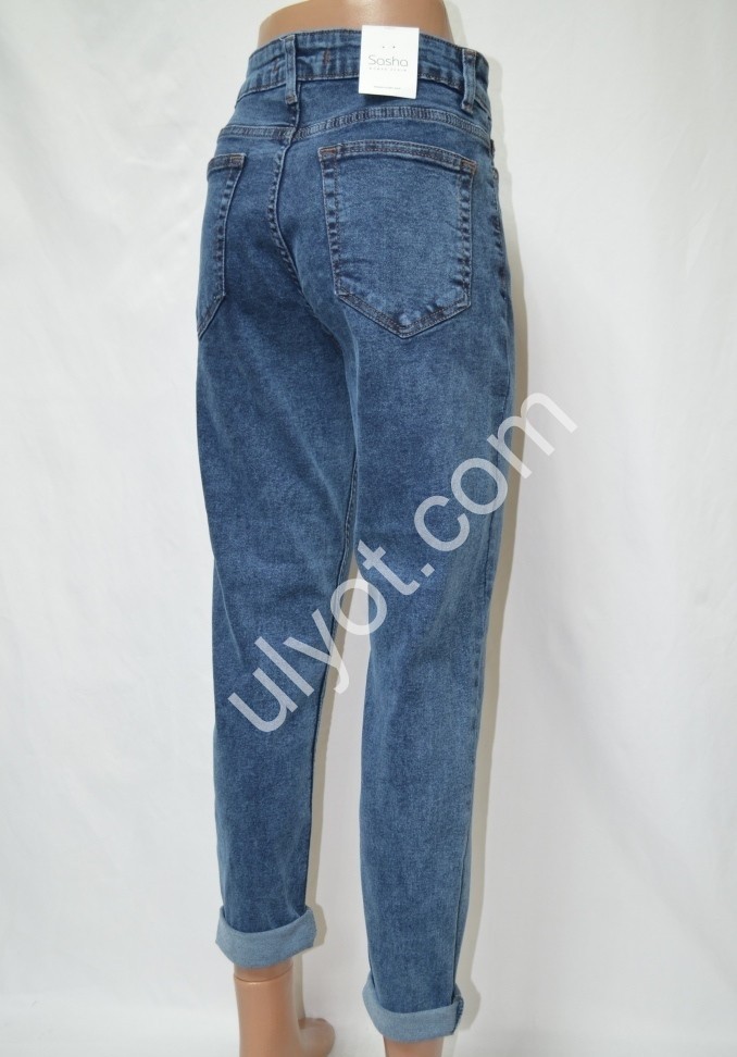 Фото 3 ДЖИНСИ SASHA (26-31) Т.СИНІЙ 2485