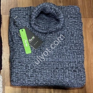 СВІТЕР NAVAS (L-2XL) СІРИЙ 98397-4