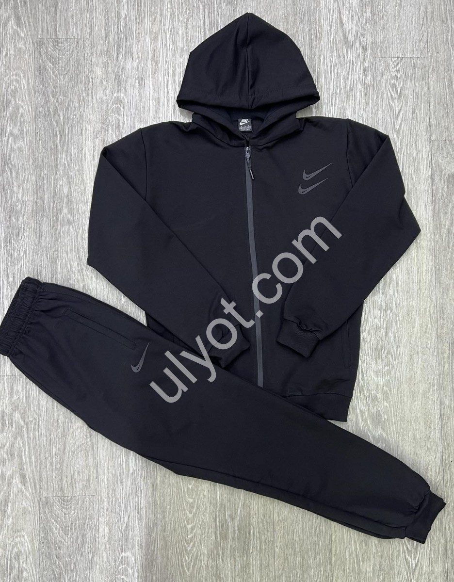 СПОРТ. КОСТЮМ N02 (M-3XL) МАНЖЕТ ЧОРНИЙ 250