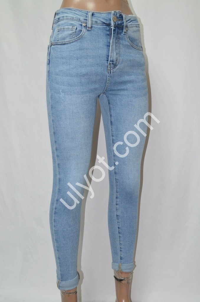 ДЖИНСЫ DENIM NEW (25-30) ГОЛУБОЙ 603