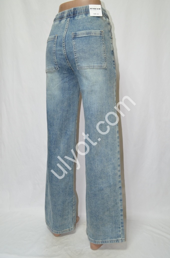 Фото 3 ДЖИНСЫ DENIM NEW (25-30) Т.ГОЛУБОЙ 597