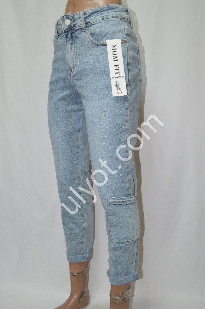 ДЖИНСЫ DENIM NEW (25-30) ГОЛУБОЙ 587