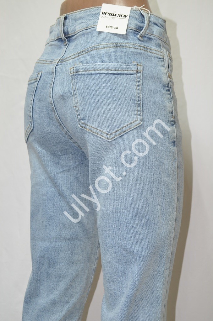 ДЖИНСЫ DENIM NEW (25-30) ГОЛУБОЙ 587