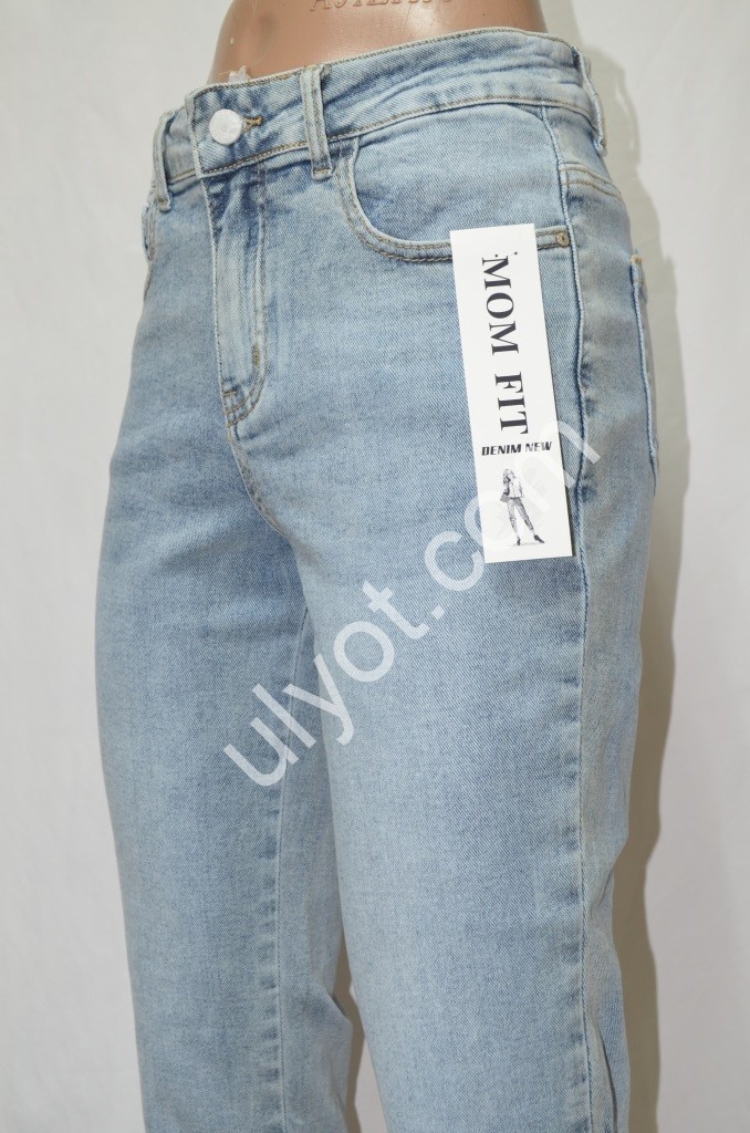 Фото 2 ДЖИНСЫ DENIM NEW (25-30) ГОЛУБОЙ 587