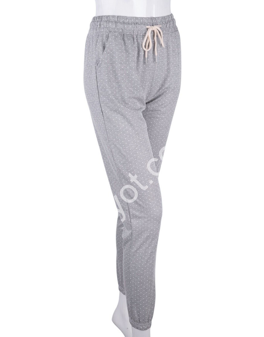 СПОРТ.ШТАНЫ (S-2XL) СВ.СЕРЫЙ 4000-4905-3