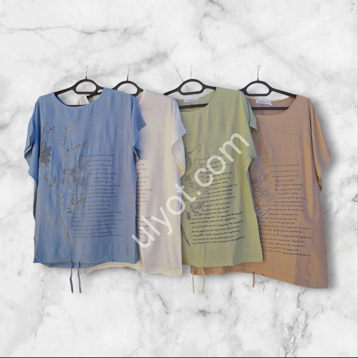 РУБАШКА (M-XXL) ЗЕЛЕНЫЙ 1801