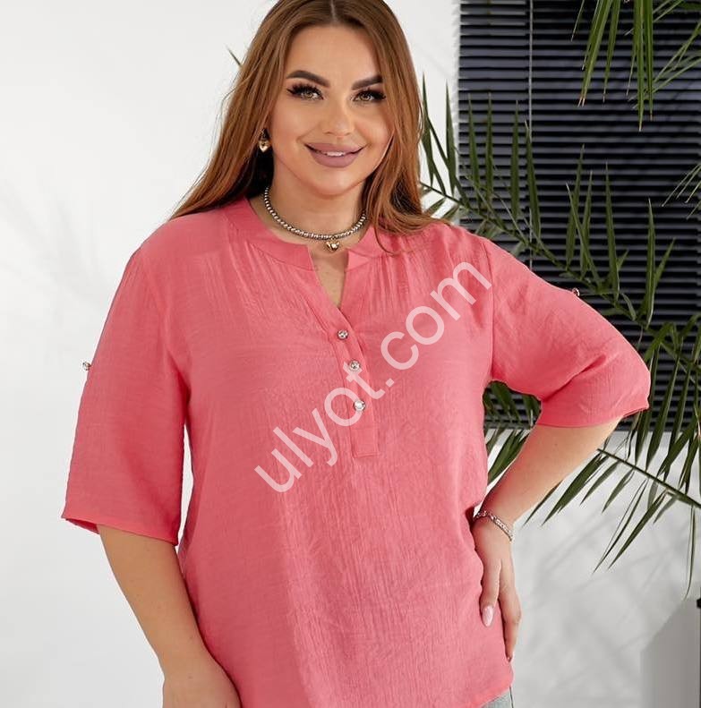 БЛУЗКА (3XL-6XL) БІЖОВИЙ 223