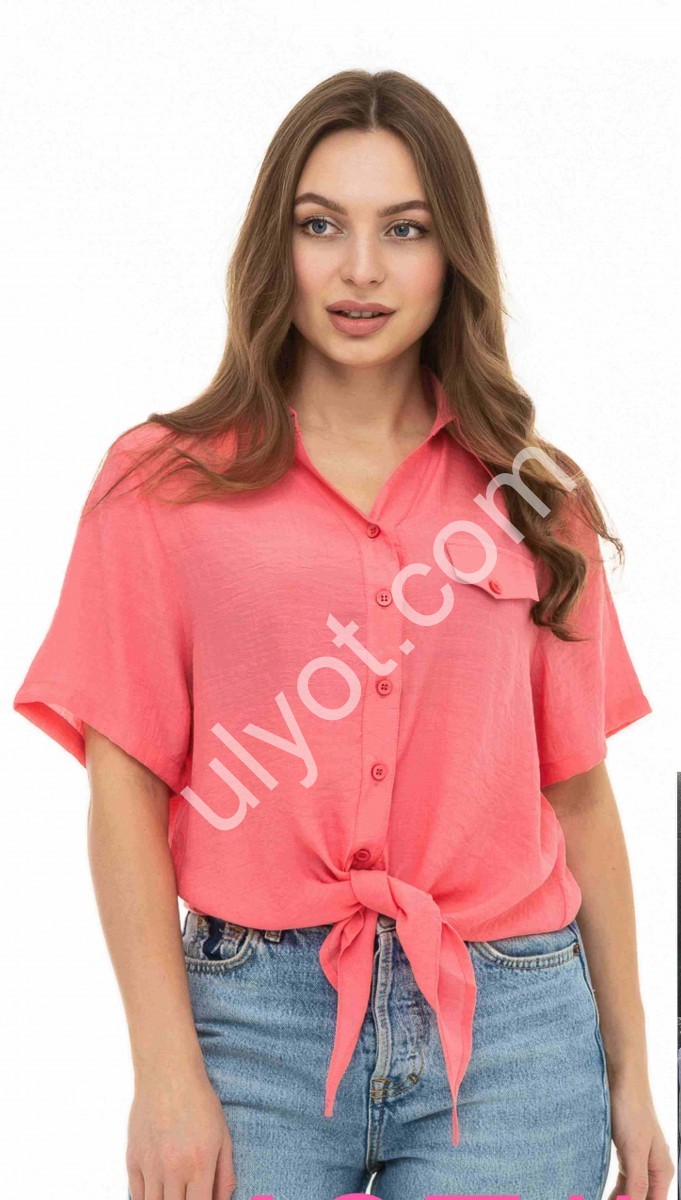 СОРОЧКА (XL-4XL) ЗЕЛЕНИЙ 107