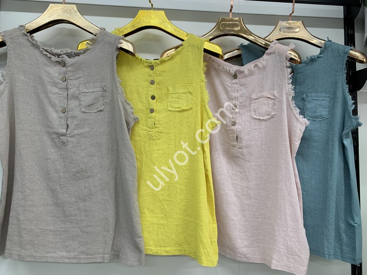 МАЙКА (L-3XL) Жовтий 7908