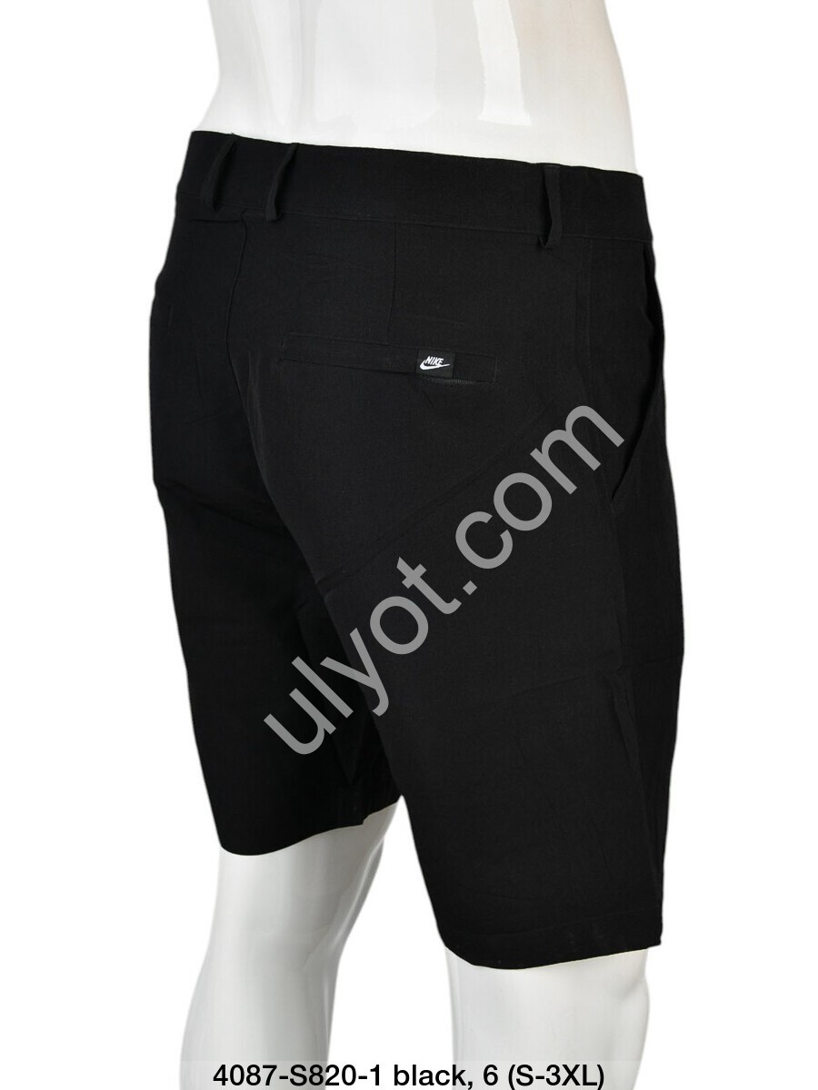 Фото 1 ШОРТЫ N02 (S-3XL) ЧЕРНЫЙ S820-1