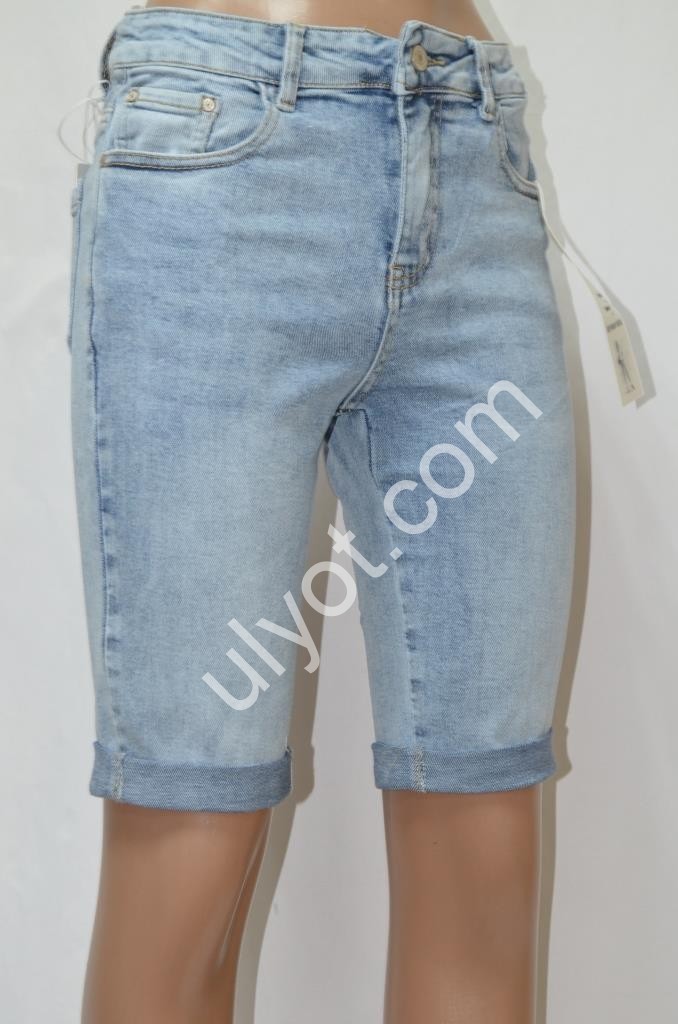 ШОРТИ DENIM NEW (25-30) БЛАКИТНИЙ D587
