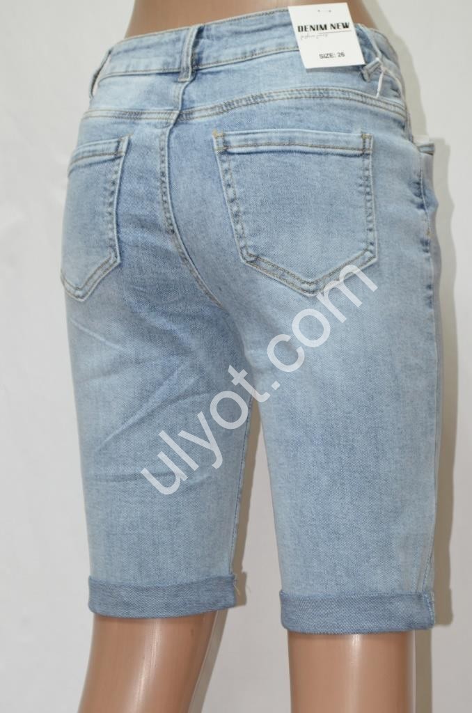 ШОРТИ DENIM NEW (25-30) БЛАКИТНИЙ D587