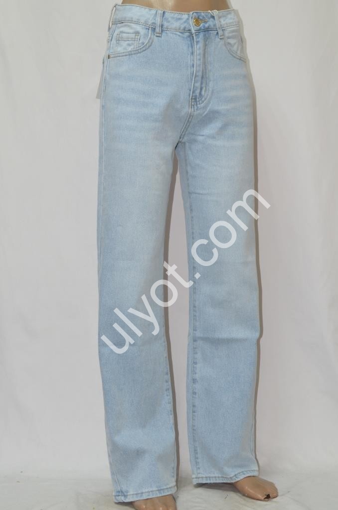 ДЖИНСЫ M.SARA (XS-XL) ГОЛУБОЙ 9786-6