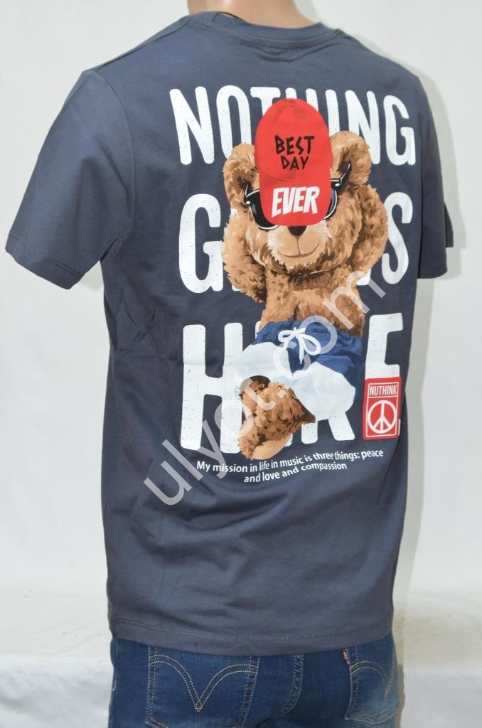 ФУТБОЛКА (S-2XL) СІРИЙ 5167