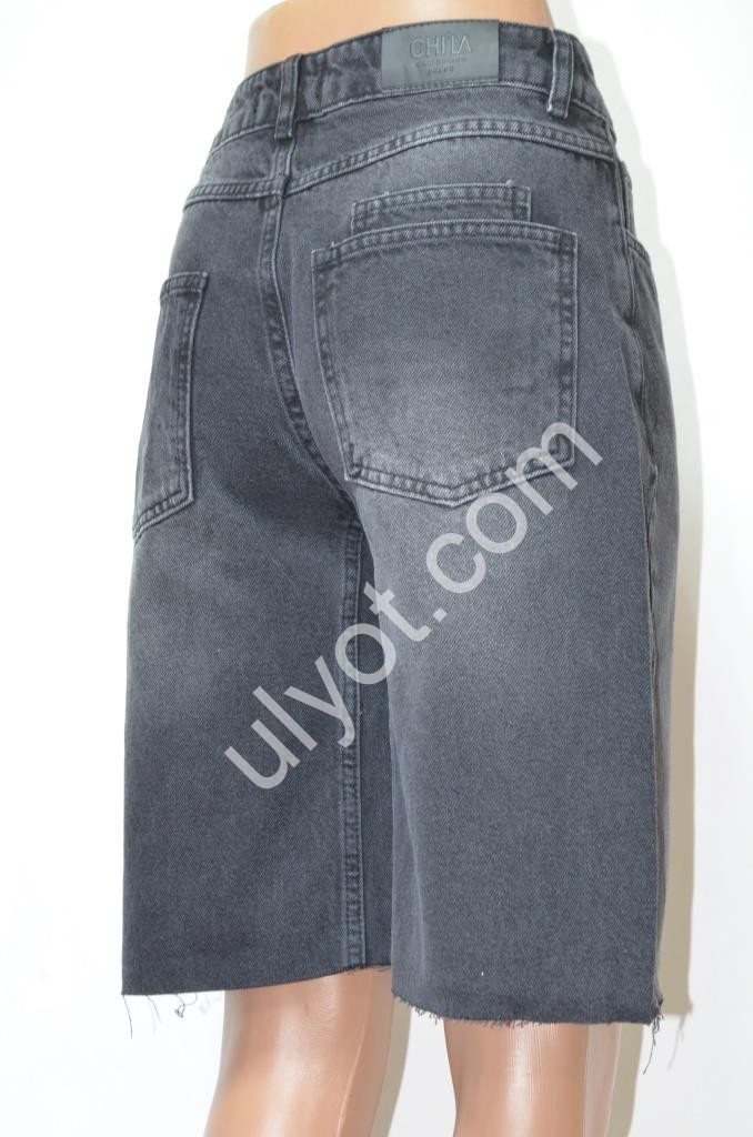 Фото 1 ШОРТЫ CHILA (34-42) Т-СЕРЫЙ 2002