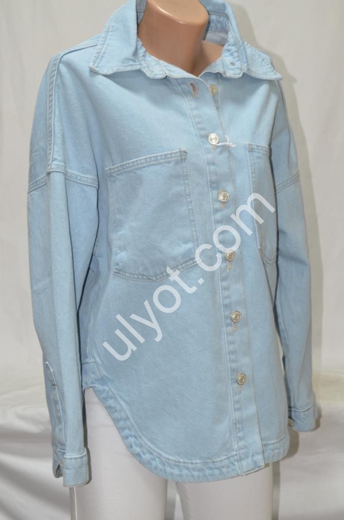 ДЖИНСОВА КУРТКА (XS-L) БЛАКИТНИЙ 7142