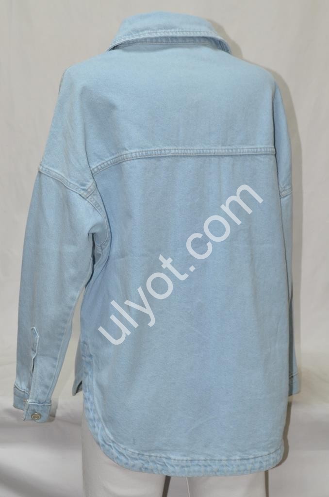 ДЖИНСОВА КУРТКА (XS-L) БЛАКИТНИЙ 7142