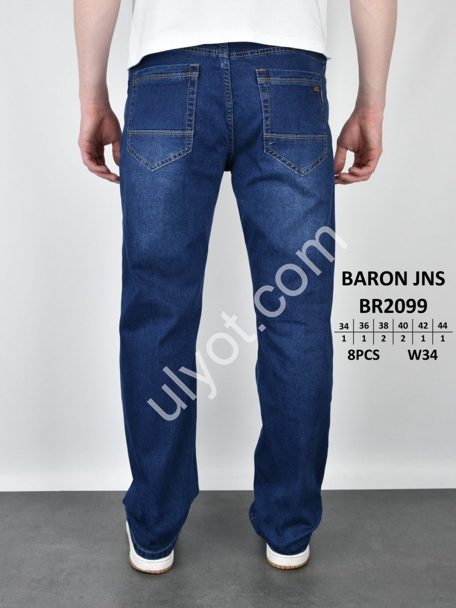 ДЖИНСИ BARON (34-44) Т.СИНІЙ 2099