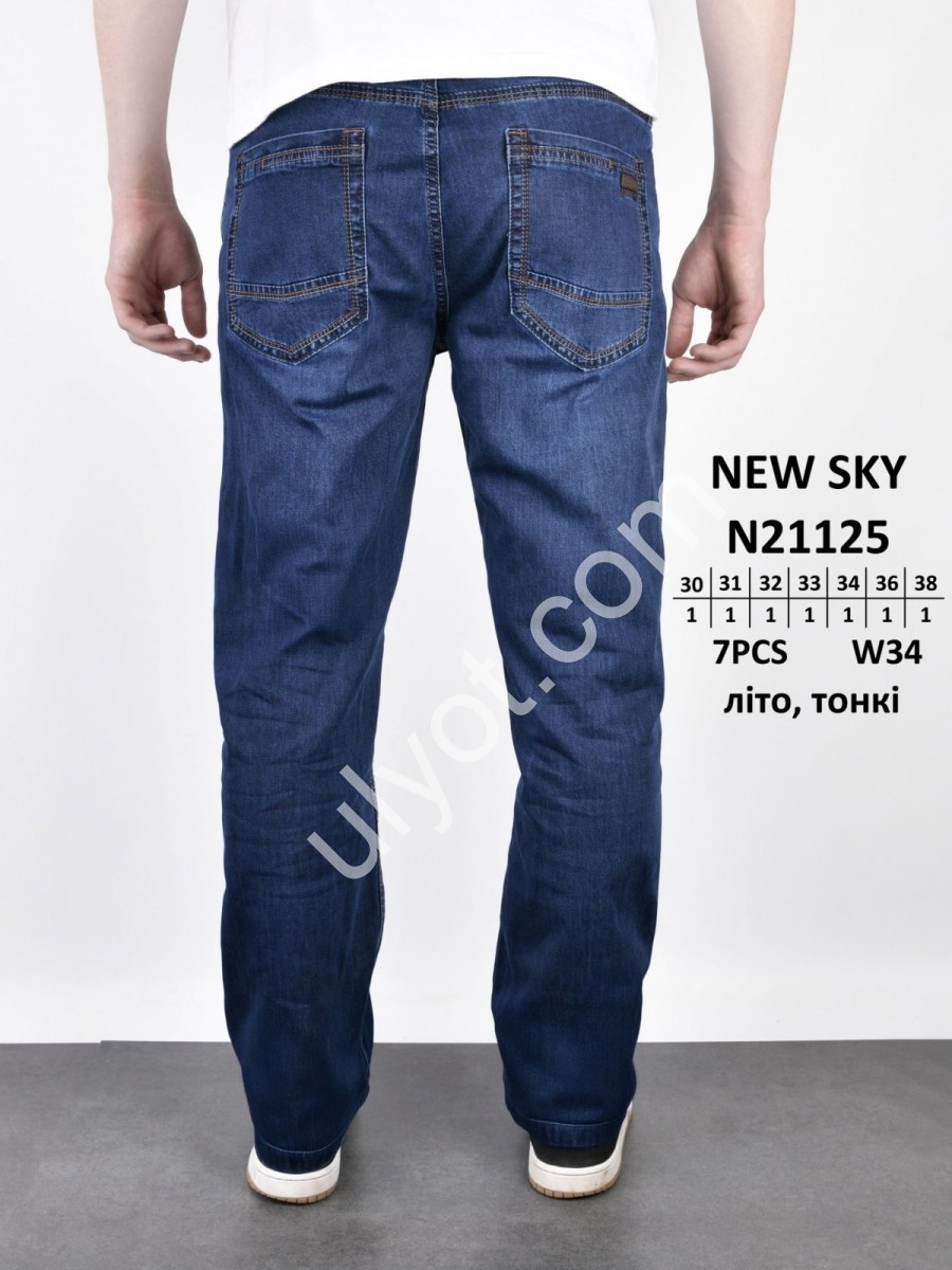ДЖИНСИ NEW SKY (30-38) Т.СИНІЙ 21125
