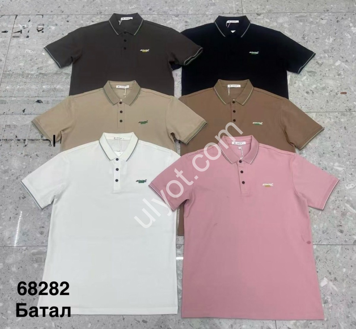 ФУТБОЛКА POLO (L-3XL)РОЖОВИЙ 68282