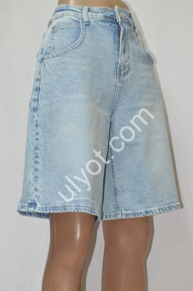 ШОРТЫ M SARA (XS-XL) СВ.ГОЛУБОЙ 6033