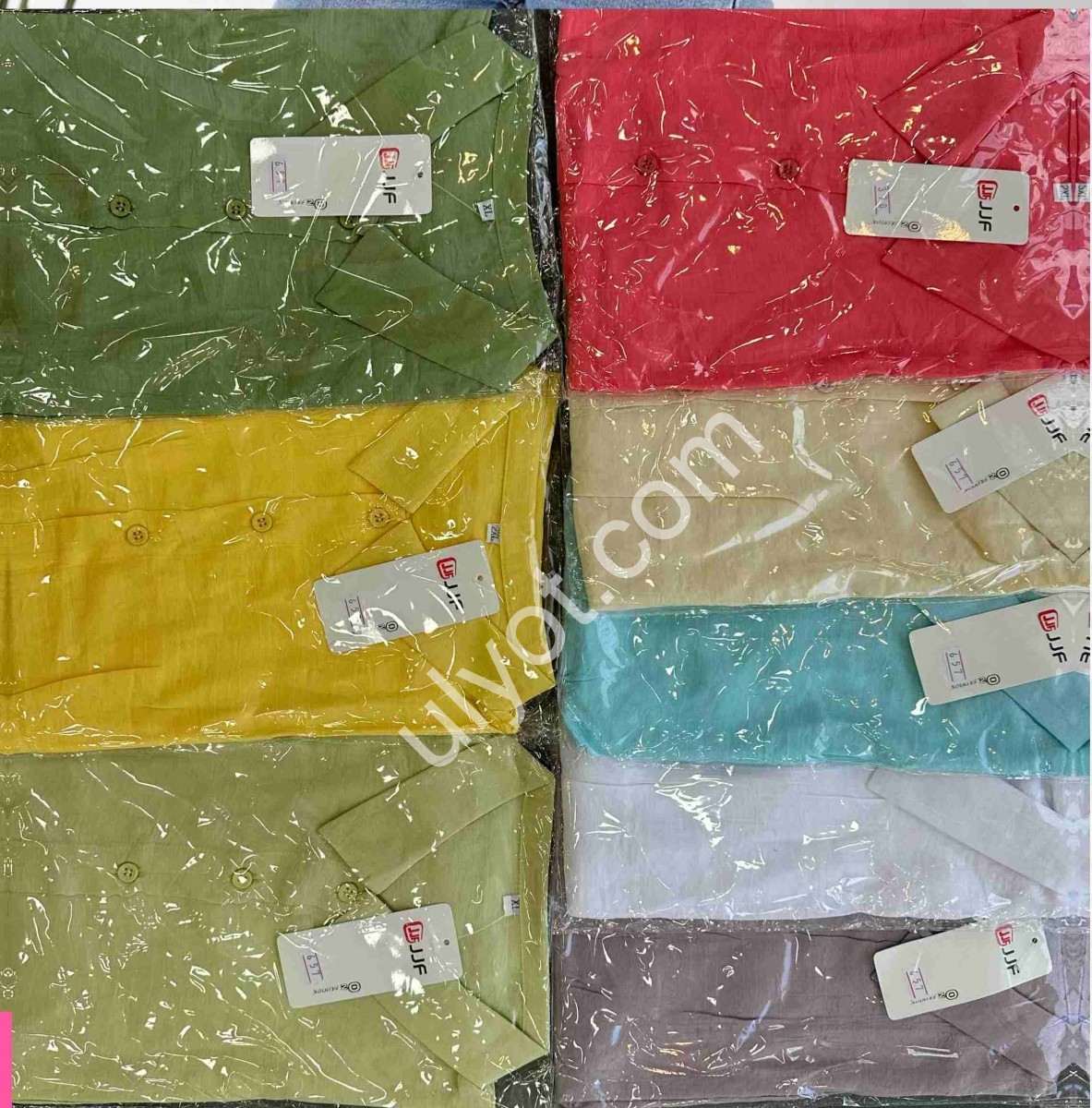 БЛУЗКА (XL-4XL) ЗЕЛЕНЫЙ 657