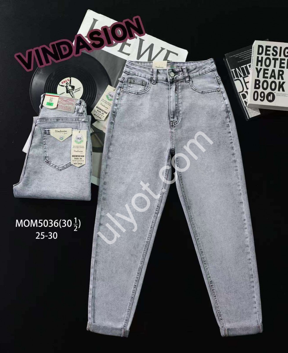 ДЖИНСИ V&D (25-30) СВ.СІРИЙ 5036