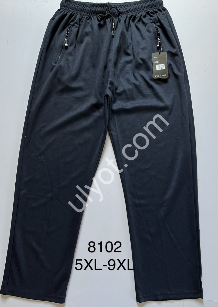 СПОРТ.ШТАНЫ-8 (5XL-9XL) ПРЯМЫЕ СИНИЙ 8102