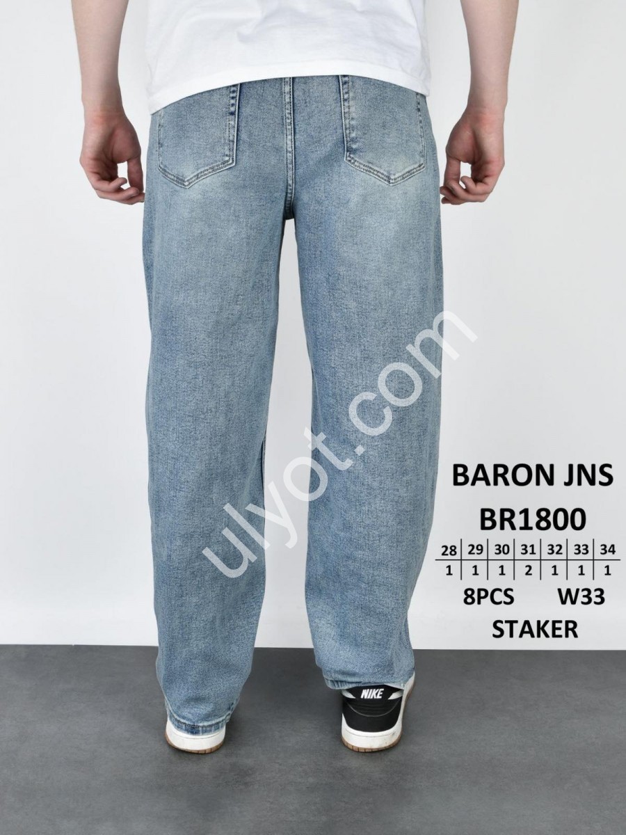 ДЖИНСИ BARON (28-34) БЛАКИТНИЙ 1800