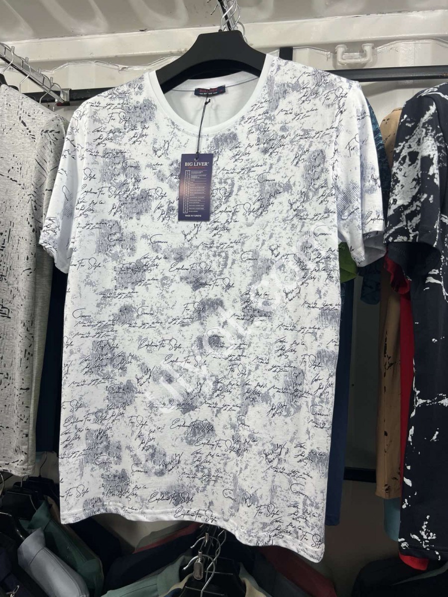 ФУТБОЛКА (M-2XL) БЕЛЫЙ 5101