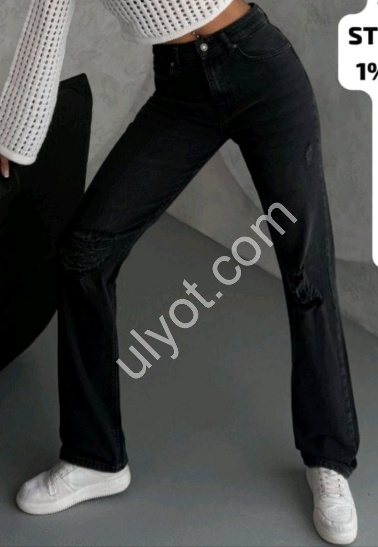 ДЖИНСЫ ZEO BASIC (34-42) Т.ГРАФИТ 4794