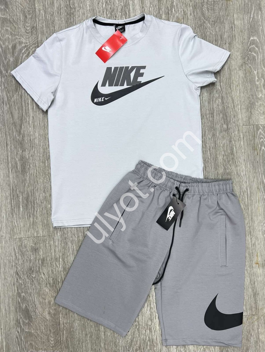 СПОРТ.КОСТЮМ N02 (M-3XL) БІЛИЙ+СІРИЙ-4 239