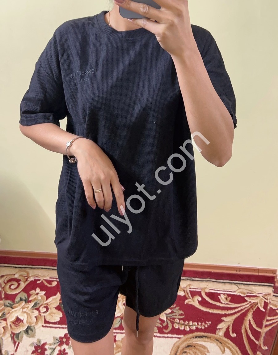 КОСТЮМ (M-XL) ЧОРНИЙ-3 20256
