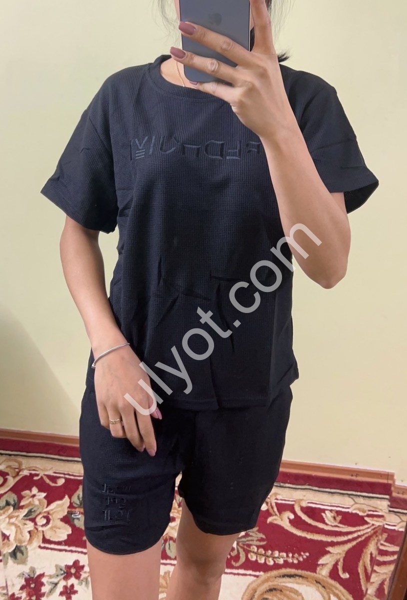 КОСТЮМ (M-XL) ЧОРНИЙ-2 20253