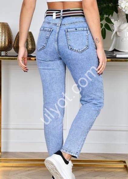 ДЖИНСЫ DERUN (25-30) ГОЛУБОЙ 8286